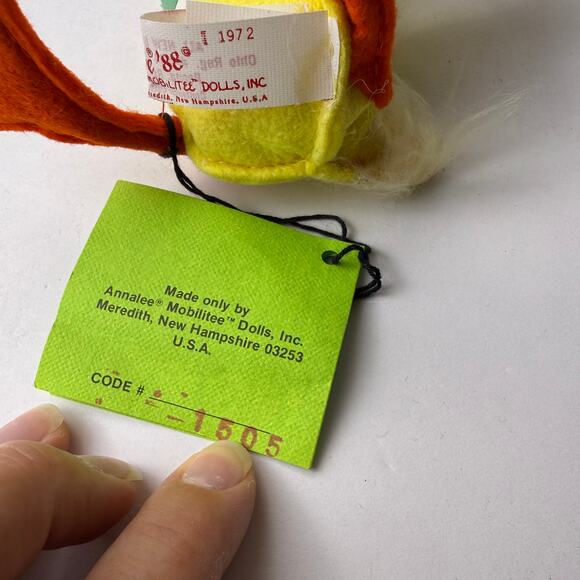 Vintage Annalee duckling 1988 Spring Girl duck - Picture 2 of 10